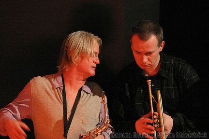 Wolfgang Puschnig (alto saxophone), Piotr Wojtasik (trumpet)